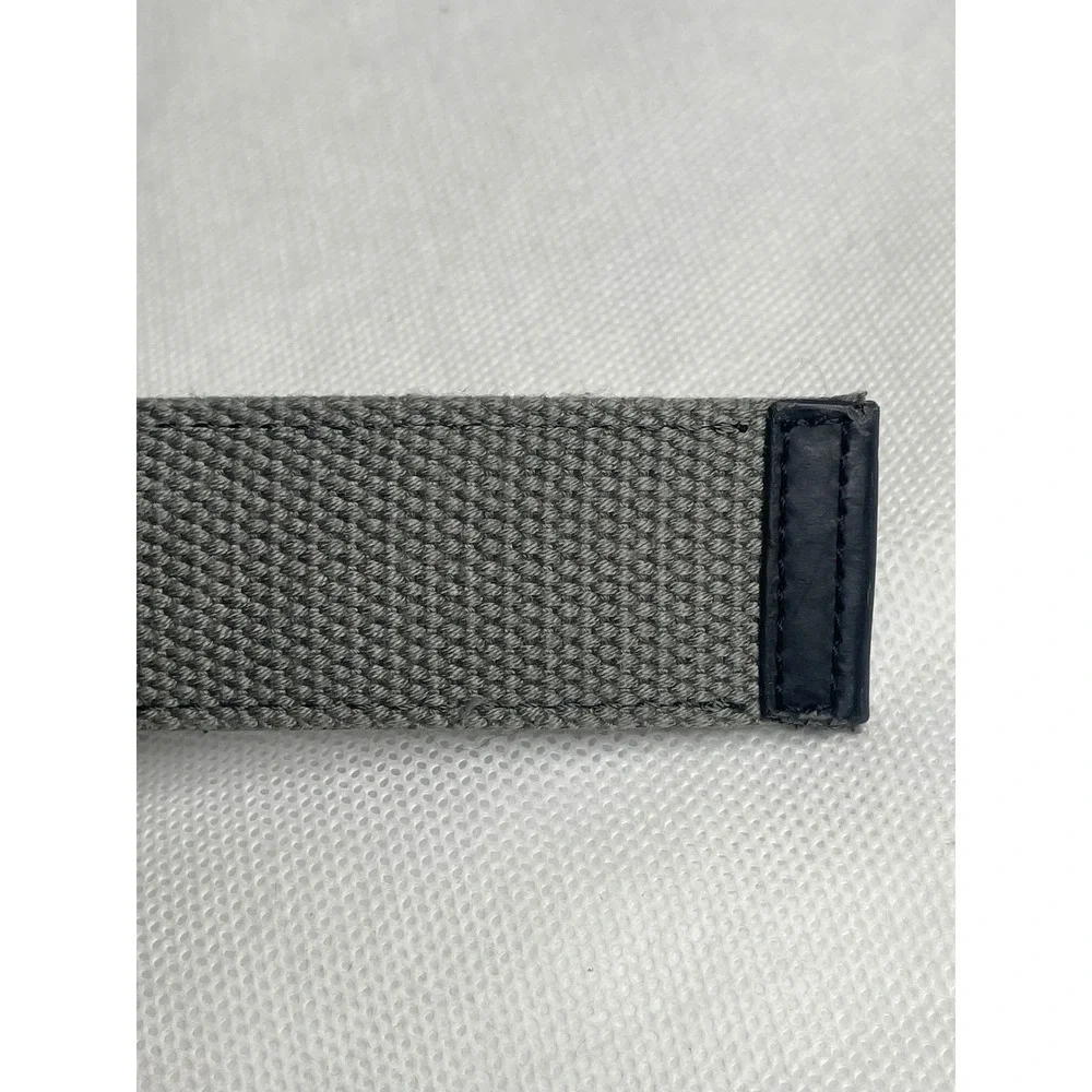 Slidebelts Canvas Leather Back No Hole Ratchet Belt Size Large 34